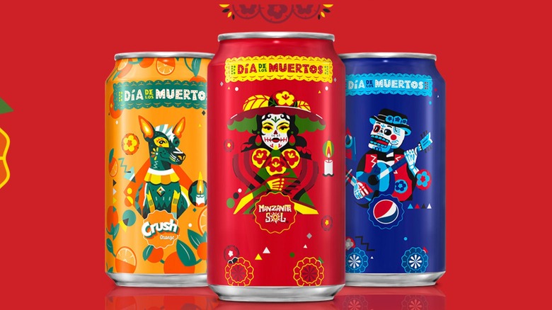 Día de Los Muertos soda art