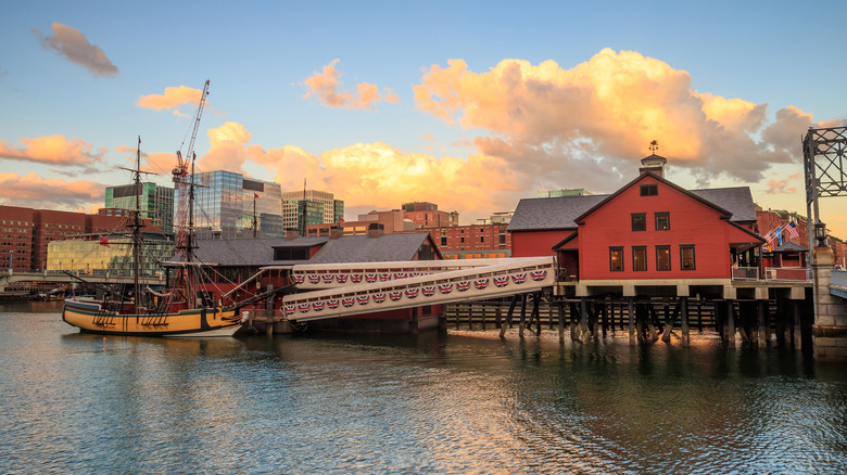 Boston Harbor in Boston, Massachusetts