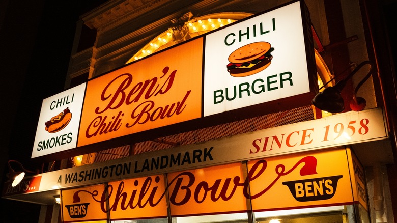 Exterior of Ben's Chili Bowl