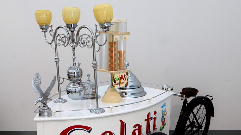 Display at the gelato museum