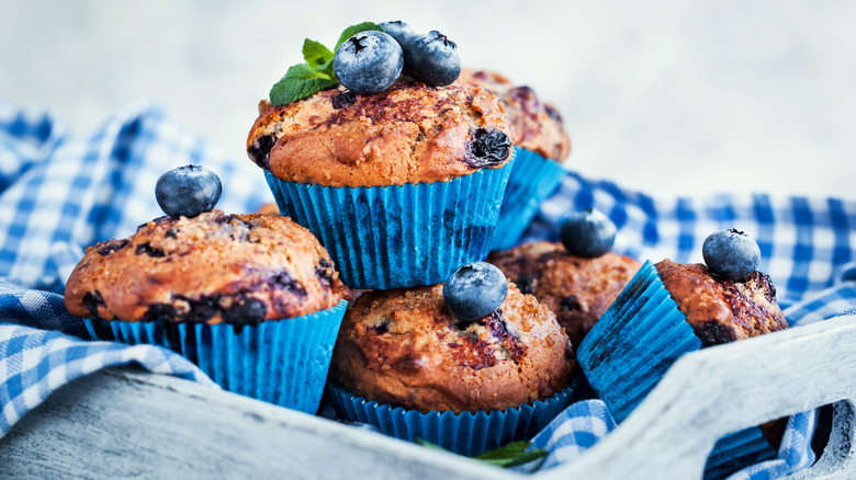 Blueberry muffins