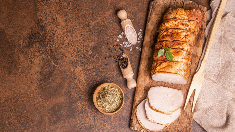 Pork tenderloin with spices