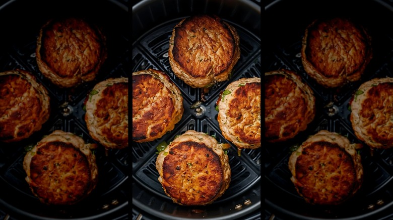 Individual chicken pot pie with open crust