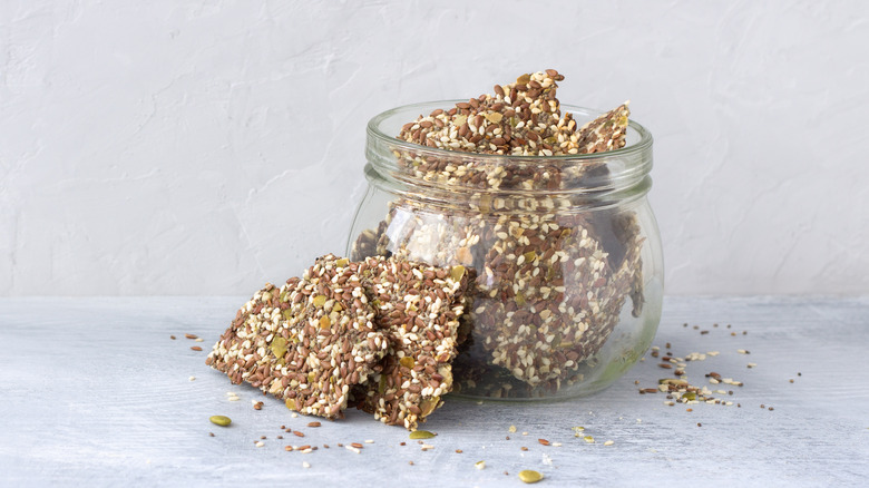 Chia seed crackers