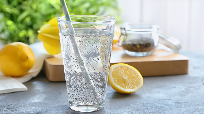 Chia seed water