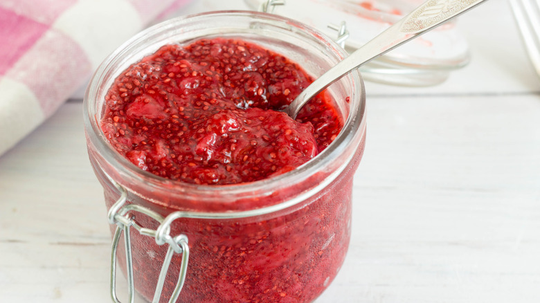 Chia strawberry jam