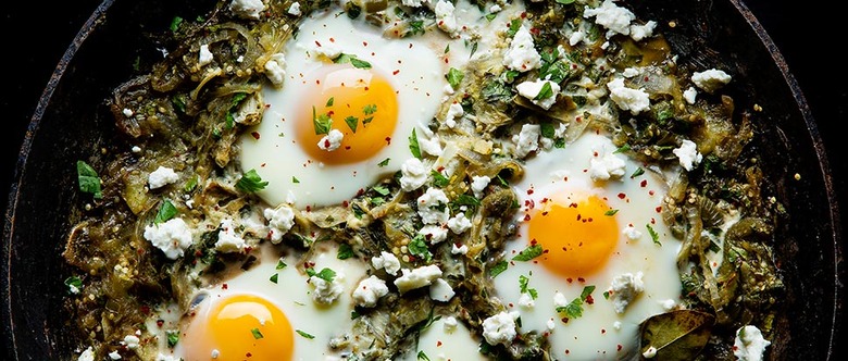 Recipe: Tomatillo Shakshuka - Middle Eastern Egg Dish