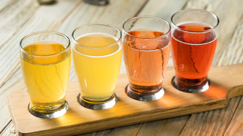 hard cider flight