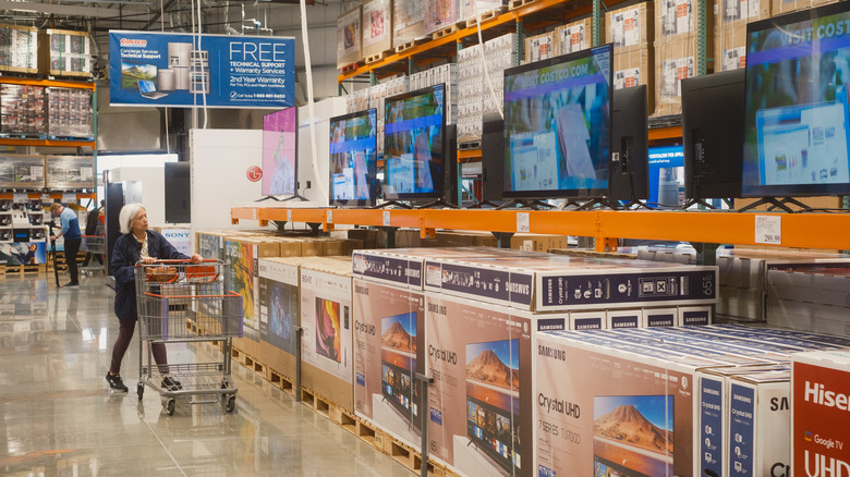 Costco TV display