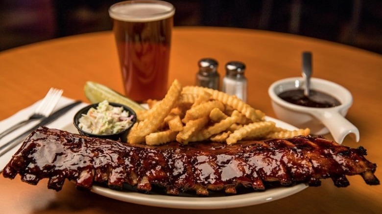 Plate of ribs