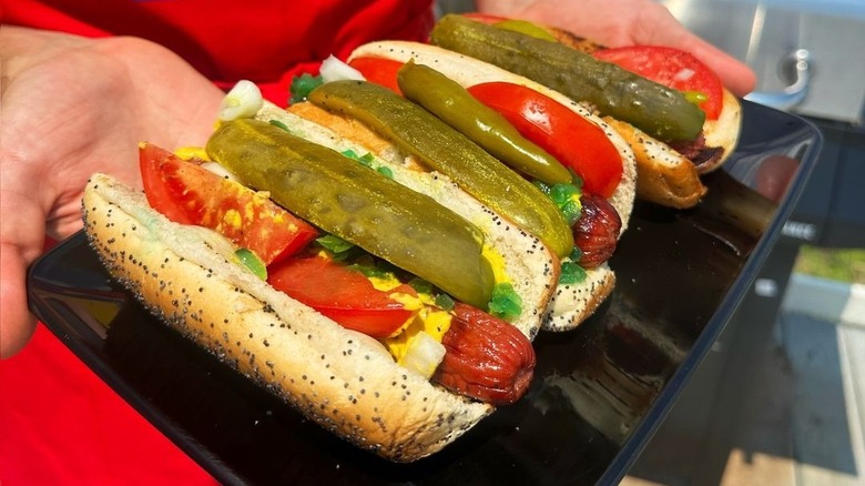 Chicago hot dogs