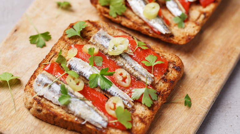 sardines on toast