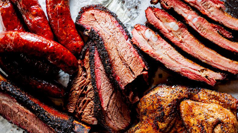 barbecue brisket and ribs