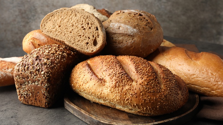 Freshly baked breads