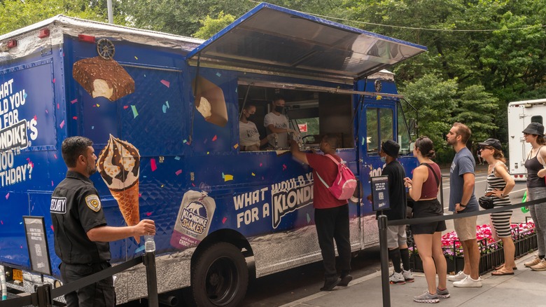 a klondike ice cream truck