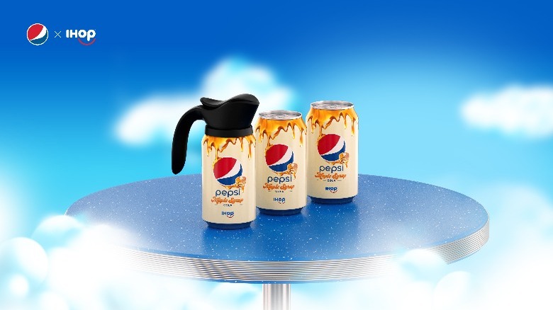 new maple syrup Pepsi cans and custom spout