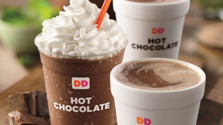 dunkin' donuts chocolate drinks