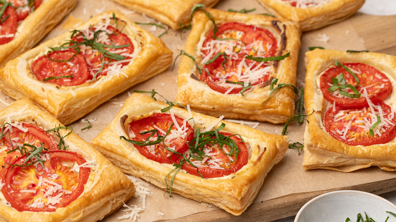 Cheese tomato Danishes