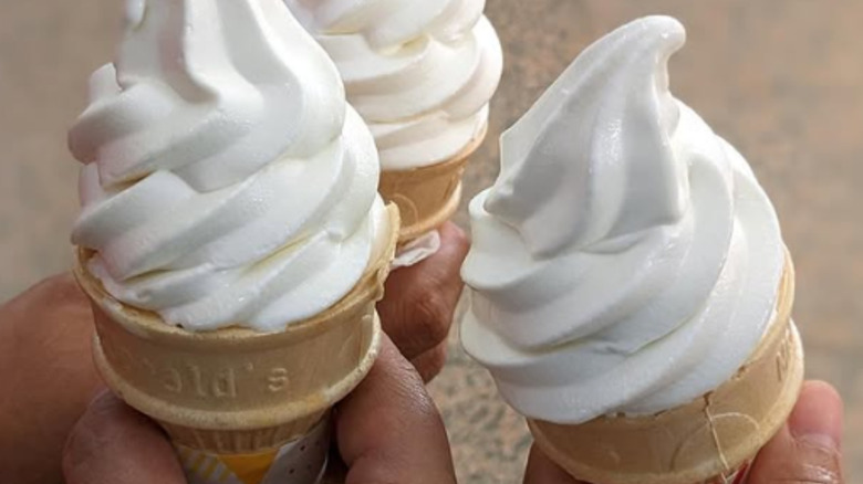 McDonald's ice cream cones