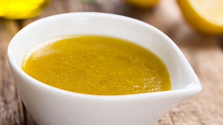 vinaigrette separating in bowl