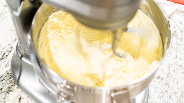 stand mixer beats whipped butter