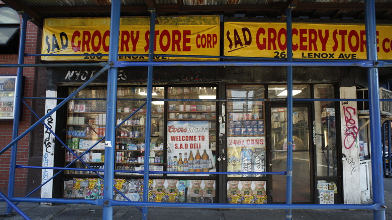 New York bodega storefront