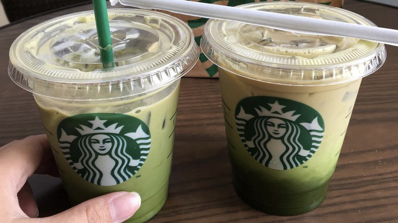 iced espresso matcha fusion drink