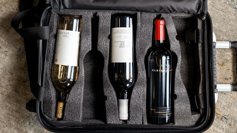 special wine suitcase