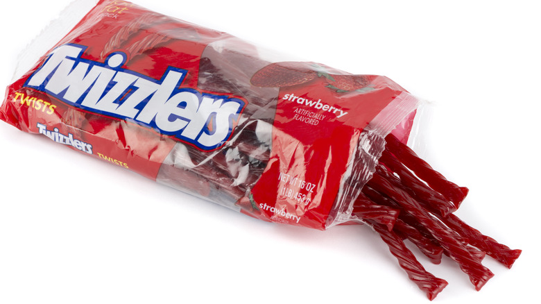 pack of strawberry Twizzlers