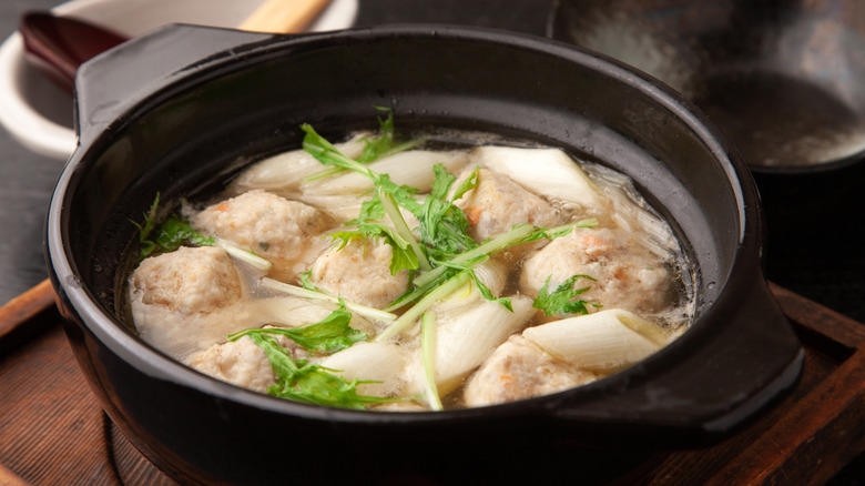 tsukune hot pot