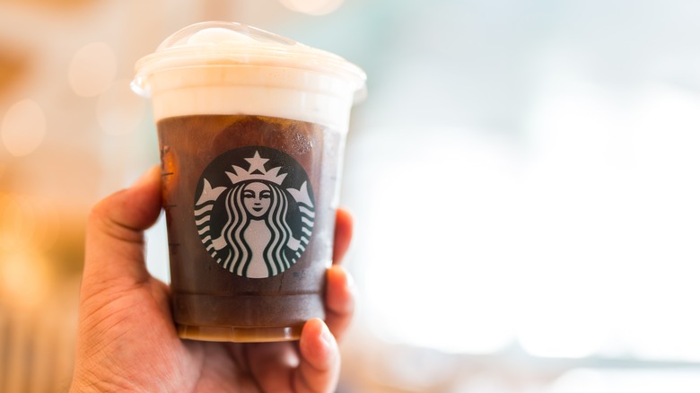 cup of starbucks cold brew