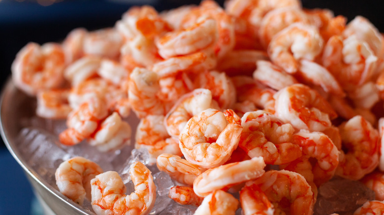 Shrimps on ice