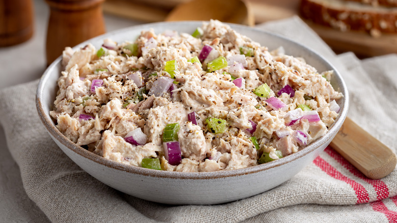 bowl of tuna salad