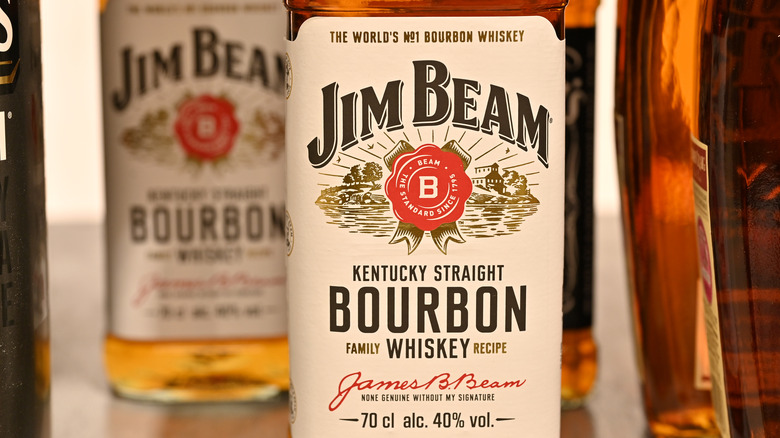 jim beam bourbon bottles