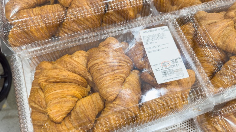 Costco croissants close up