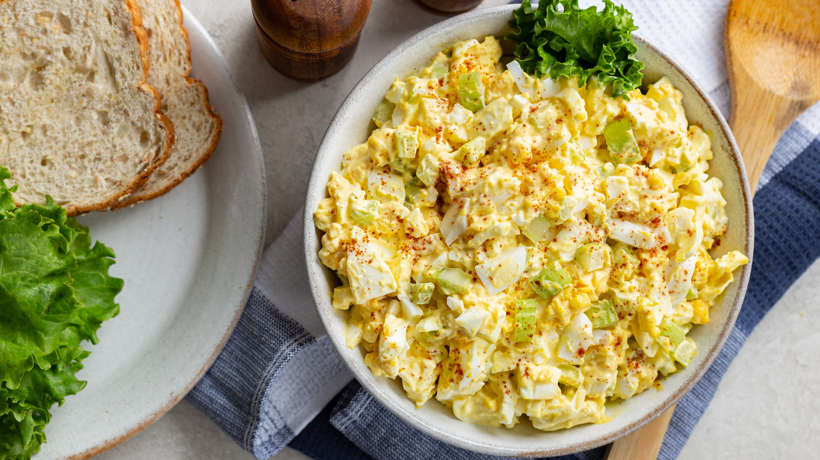 How To Turn Flavorful Deviled Eggs Into A Spreadable Salad