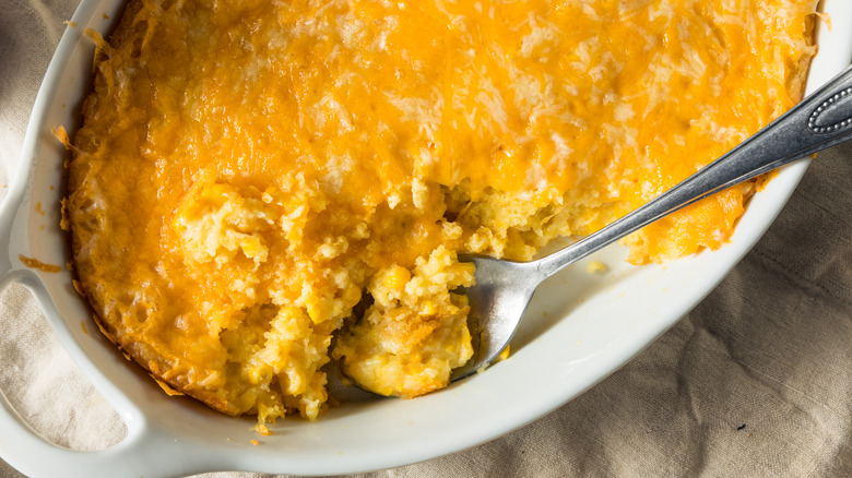 corn casserole with cheese