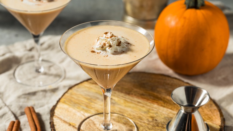 Pumpkin pie martini