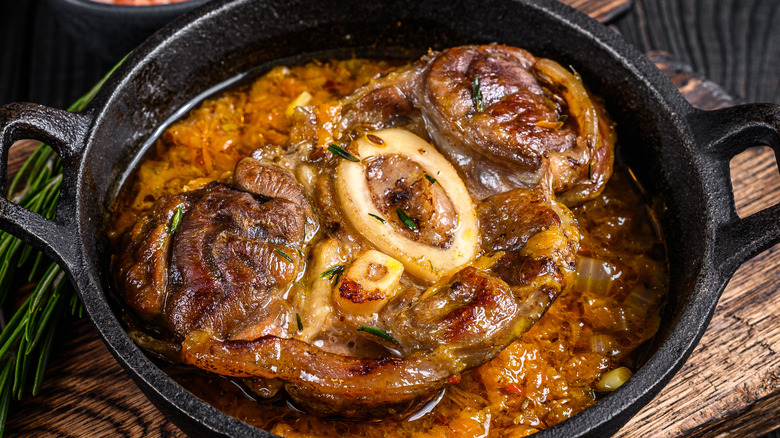 Braised osso buco