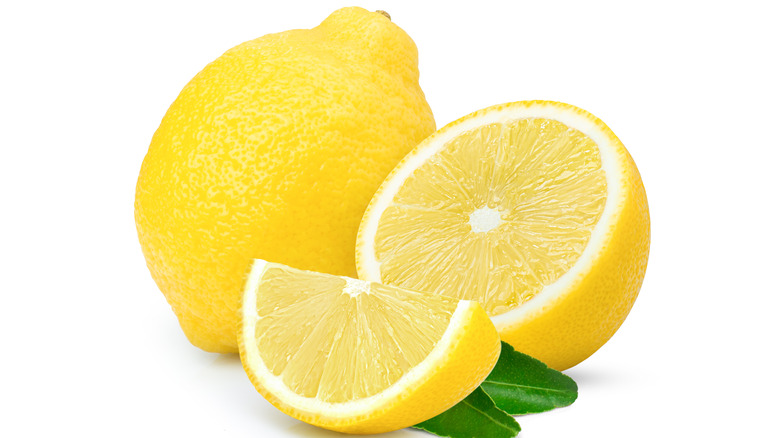 lemon sliced in half