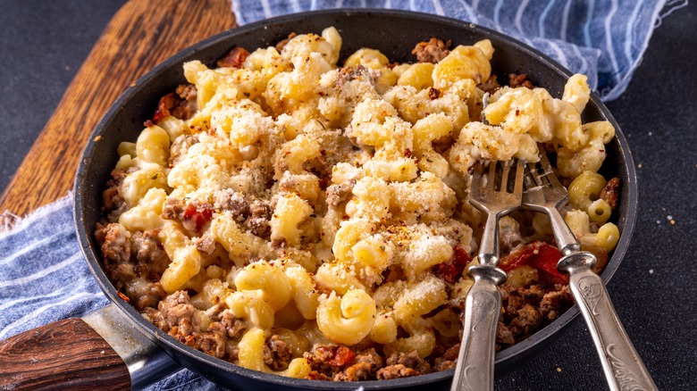 ground beef and pasta