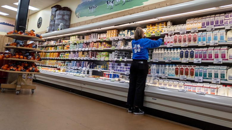 trader joe's employee checking products