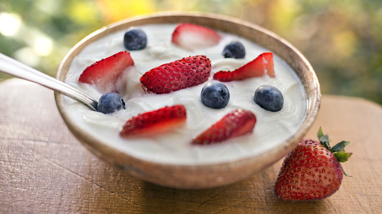 yogurt with fruit