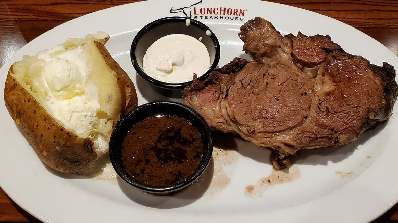 Former Longhorn Steakhouse prime rib