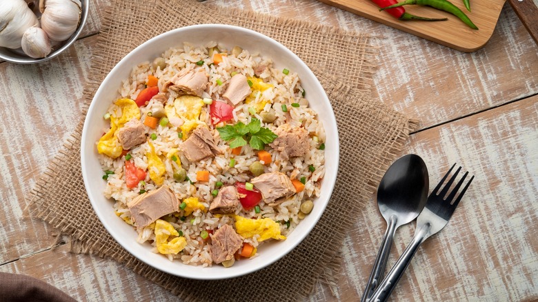 Tuna fried rice