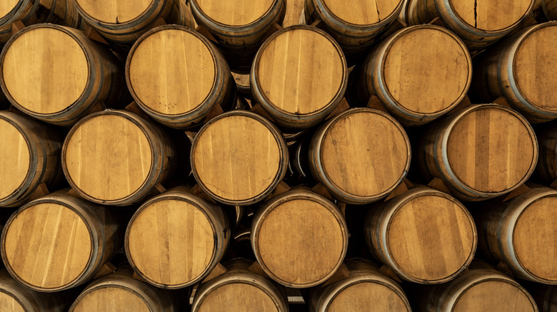 Oak barrels