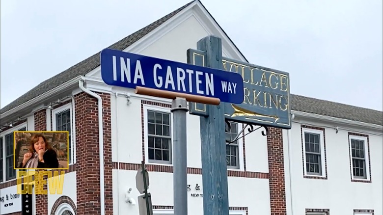 Ina Garten Way road sign