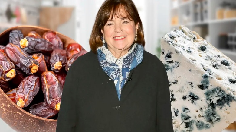 Ina Garten with dates and blue cheese