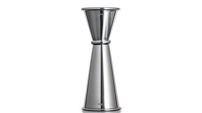 Dual spirit measure cup