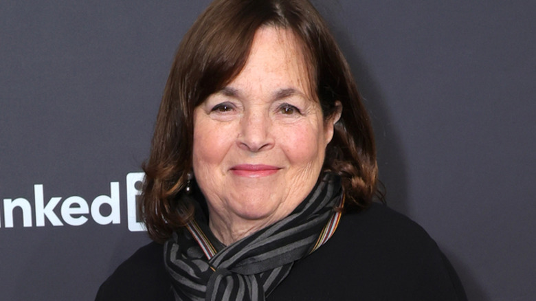 Ina Garten on a red carpet